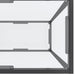 Masă consolă, transparent, 180x35x75,5 cm, sticlă securizată - WALTI WALTI