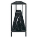 Masă consolă, negru, 200x35x75,5 cm, sticlă securizată - WALTI WALTI