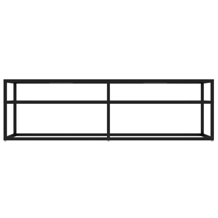Comodă TV, transparent, 140x40x40,5 cm, sticlă securizată - WALTI WALTI