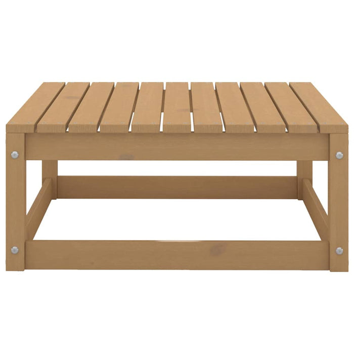 Set mobilier de grădină, 9 piese, maro miere, lemn masiv de pin WALTI