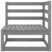 Set mobilier de grădină, 5 piese, gri, lemn masiv de pin - WALTI WALTI