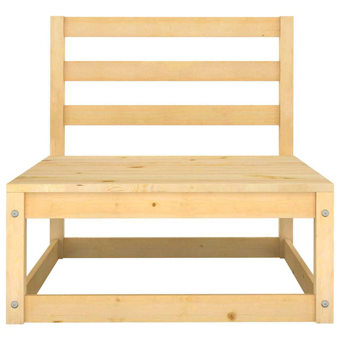 Set mobilier de grădină, 9 piese, lemn masiv de pin WALTI