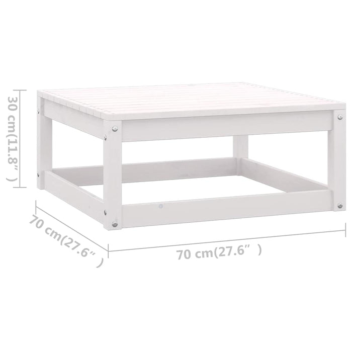 Set mobilier de grădină, 12 piese, lemn masiv de pin WALTI
