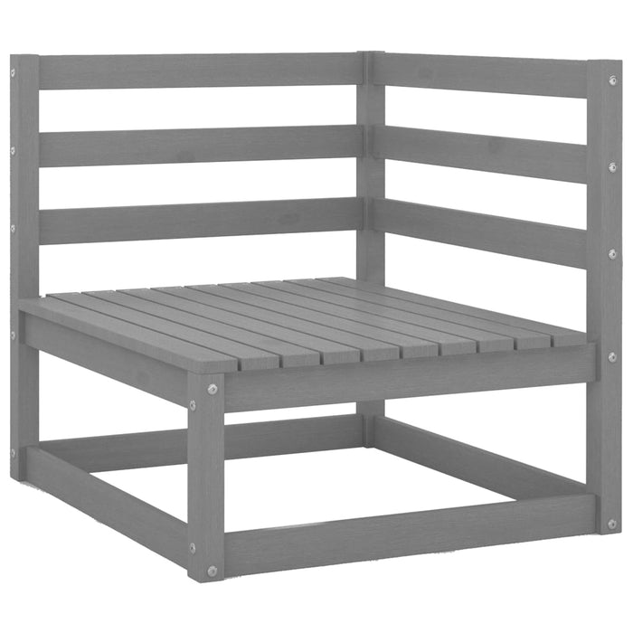 Set mobilier de grădină, 6 piese, lemn masiv de pin WALTI