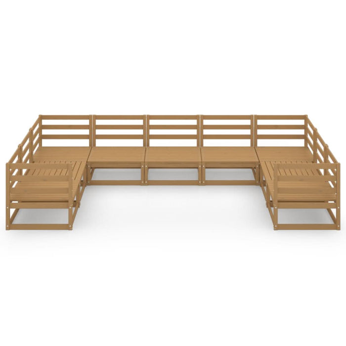Set mobilier de grădină, 9 piese, lemn masiv de pin - WALTI WALTI