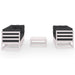 Set mobilier de grădină cu perne, 6 piese, lemn masiv de pin - WALTI WALTI