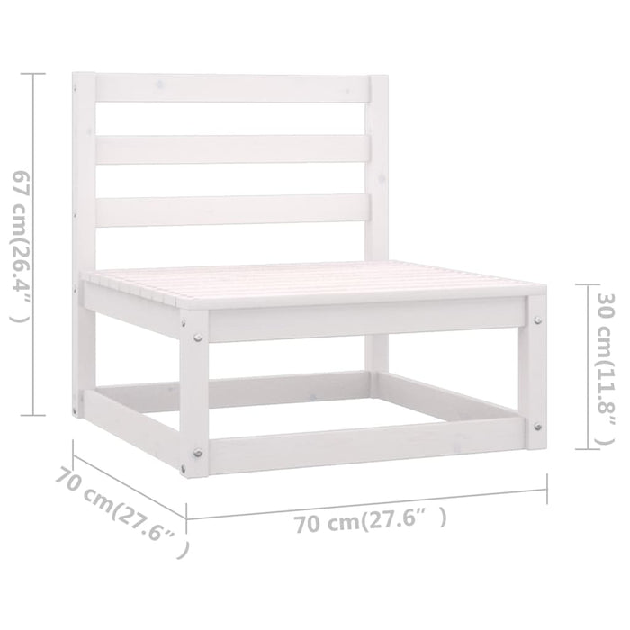 Set mobilier de grădină cu perne, 5 piese, lemn masiv de pin WALTI