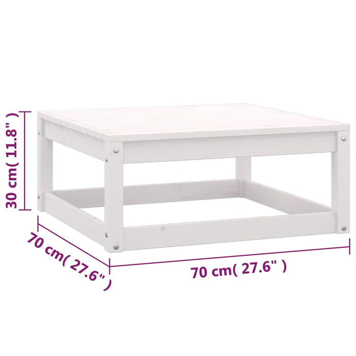 Set mobilier de grădină cu perne, 6 piese, lemn masiv de pin WALTI