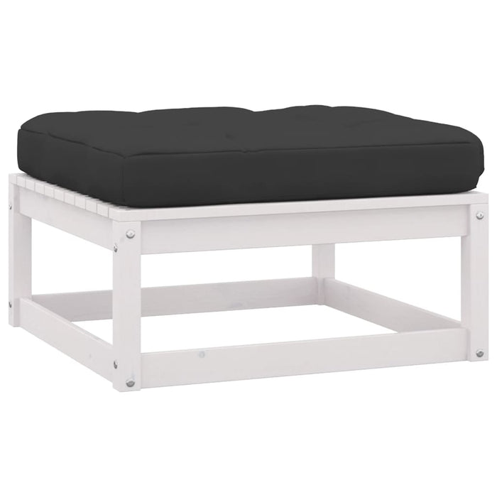 Set mobilier grădină cu perne, 12 piese, lemn masiv de pin WALTI