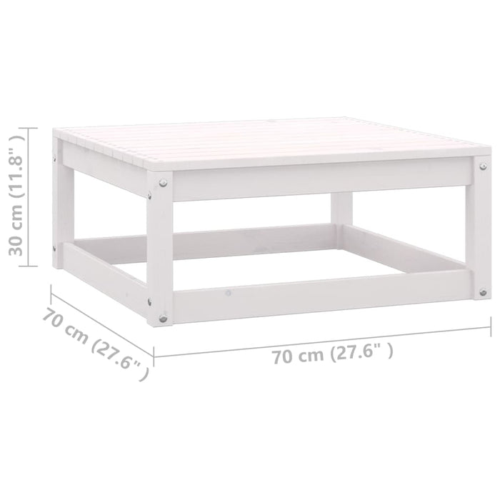 Set mobilier grădină cu perne, 12 piese, lemn masiv de pin WALTI