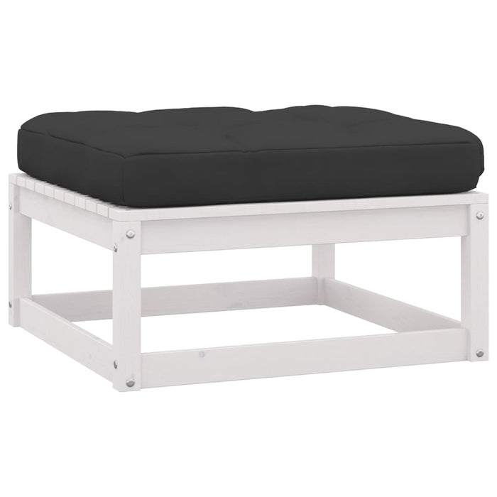Set mobilier de grădină cu perne, 7 piese, lemn masiv de pin WALTI