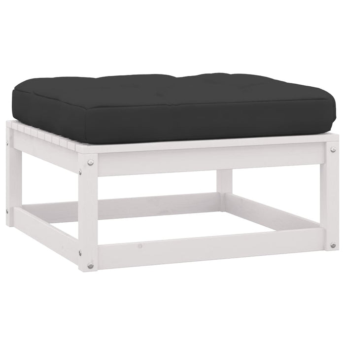 Set mobilier de grădină cu perne, 7 piese, lemn masiv de pin WALTI