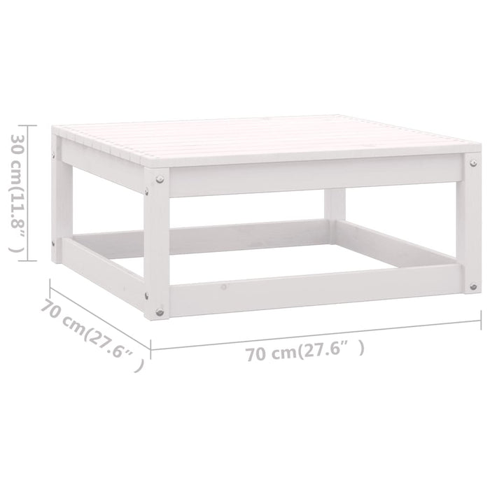 Set mobilier de grădină cu perne, 7 piese, lemn masiv de pin WALTI