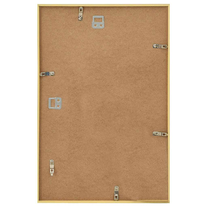 Rame foto colaj pentru perete, 5 buc., auriu, 70x90 cm, MDF WALTI