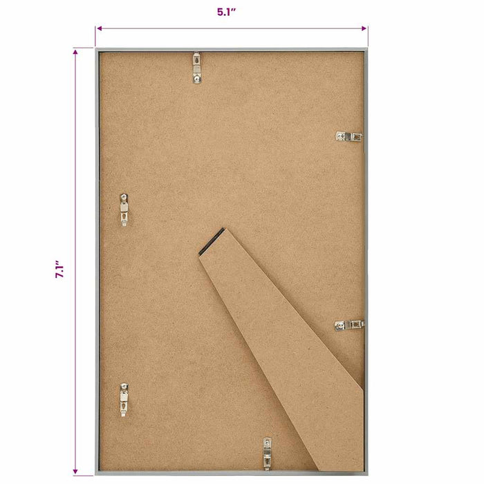 Rame foto colaj pentru masă 3 buc. argintiu 13x18 cm MDF WALTI
