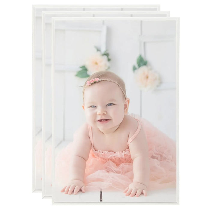 Rame foto colaj pentru masă 3 buc. argintiu 21x29,7 cm MDF - WALTI WALTI