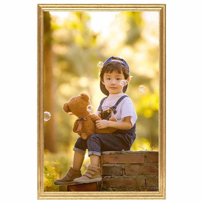 Rame foto colaj pentru perete/masă 5 buc. auriu 59,4x84 cm MDF WALTI