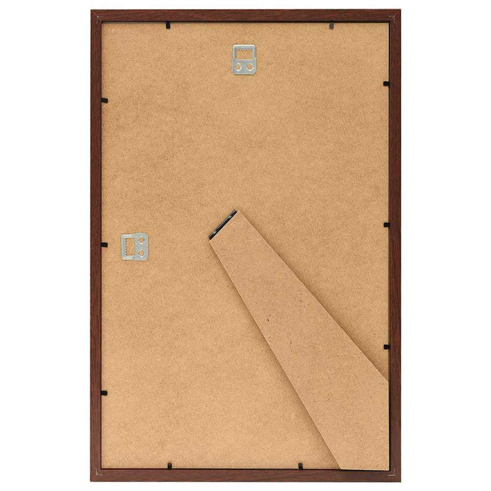 Rame foto colaj pentru perete/masă, 3 buc., maro, 70x90 cm MDF WALTI