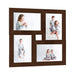 Ramă foto colaj, maro închis, 4x (13x18 cm) foto, MDF - WALTI WALTI