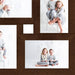 Ramă foto colaj, maro închis, 4x (13x18 cm) foto, MDF - WALTI WALTI