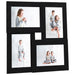 Ramă foto colaj, negru, 4x (10x15 cm) foto, MDF - WALTI WALTI