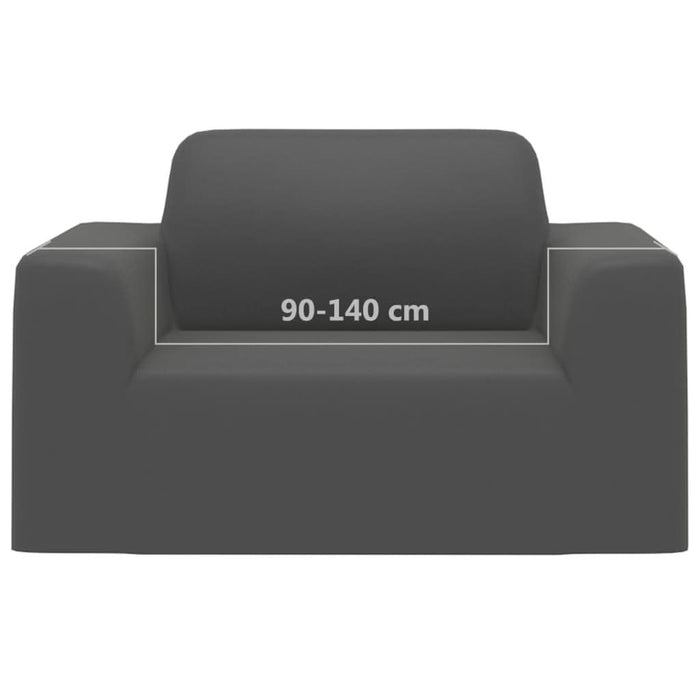 Husă elastică pentru canapea poliester jersey antracit - WALTI WALTI
