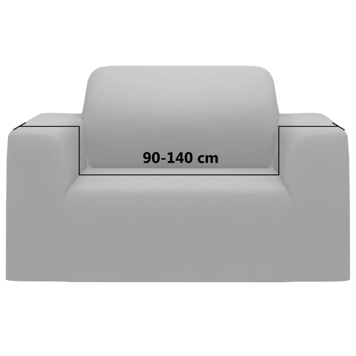 Husă elastică pentru canapea poliester jersey gri - WALTI WALTI