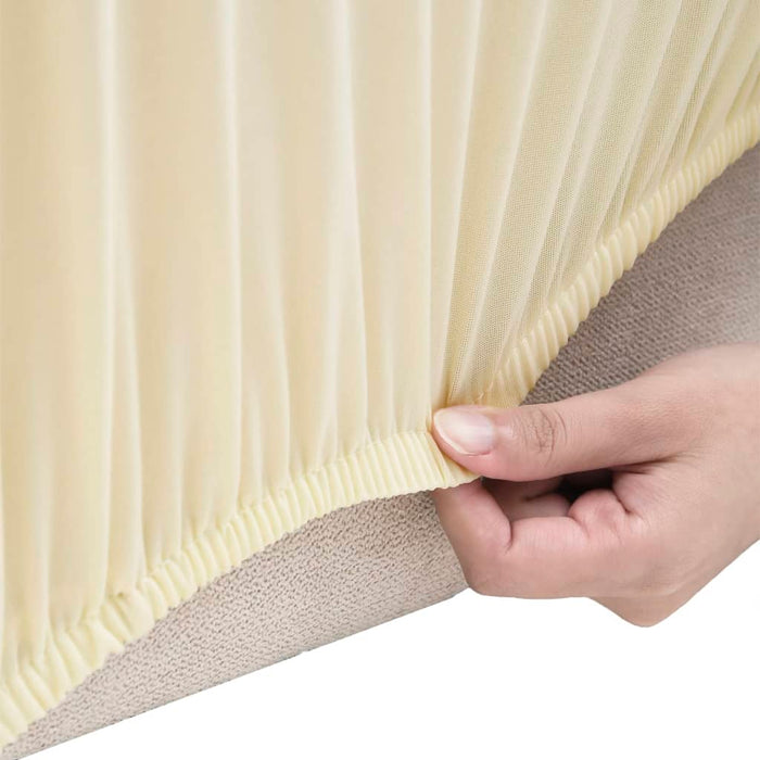 Husă elastică pentru canapea poliester jersey crem - WALTI WALTI