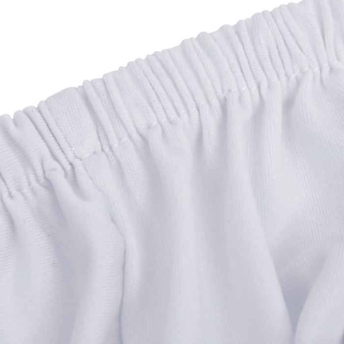 Husă elastică pentru canapea cu 4 locuri poliester jersey alb - WALTI WALTI