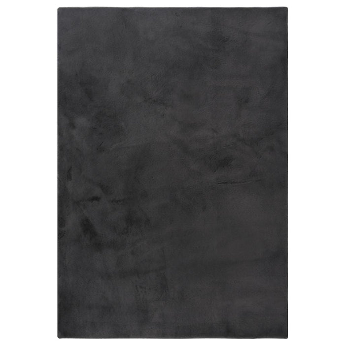 Covor, antracit, 200x300 cm, blană ecologică de iepure WALTI
