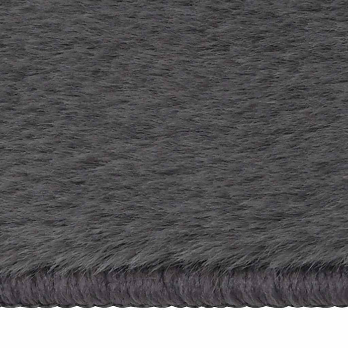 Covor, antracit, 200x300 cm, blană ecologică de iepure WALTI