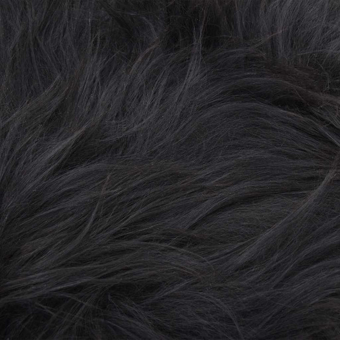 Husă de scaun piele de oaie islandeză, negru, 70x110 cm WALTI
