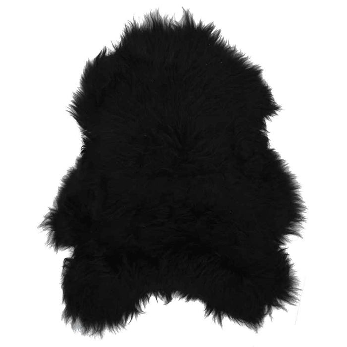 Husă de scaun piele de oaie islandeză, negru, 70x110 cm WALTI