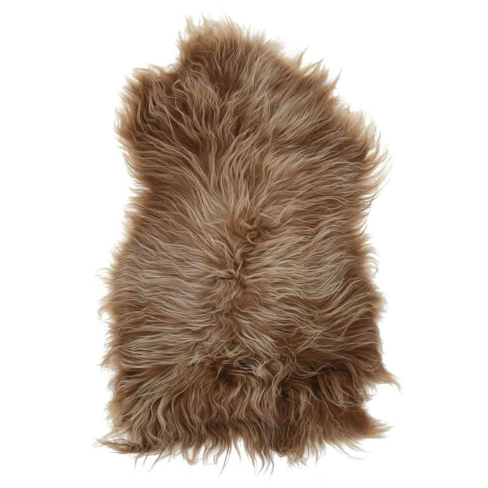 Husă de scaun piele de oaie islandeză, maro, 70x110 cm - WALTI WALTI