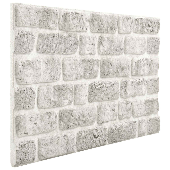 Panouri de perete 10 pcs Gri deschis 100 x 50 cm Spumă EPS - WALTI WALTI