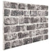 Panouri de perete 10 pcs Gri închis și alb 100 x 50 cm - WALTI WALTI