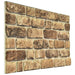 Panouri de perete 10 pcs Nisip Întunecat 100 x 50 cm Spumă EPS - WALTI WALTI