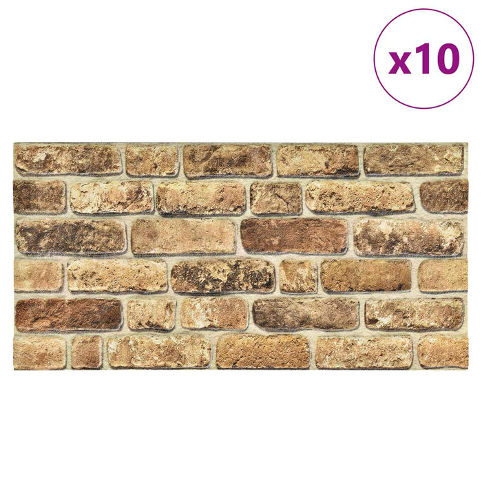 Panouri de perete 10 pcs Nisip Întunecat 100 x 50 cm Spumă EPS - WALTI WALTI