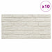 Panouri de perete 10 pcs Alb 100 x 50 cm Spumă EPS - WALTI WALTI