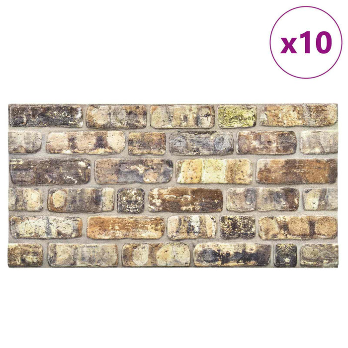 Panouri de perete 10 pcs Multicolour 100 x 50 cm Spumă EPS - WALTI WALTI