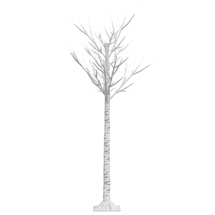 Pom de Crăciun, 156 LED-uri, alb cald, 1,5 m, salcie, int./ext. - WALTI WALTI