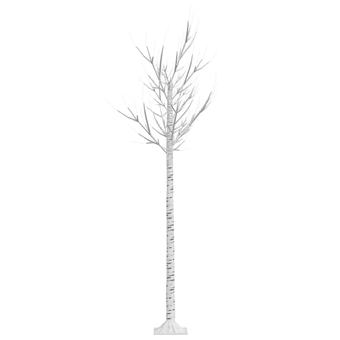 Pom de Crăciun, 200 LED-uri, alb rece, 1,8 m, salcie, int./ext. - WALTI WALTI