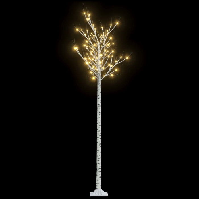 Pom de Crăciun, 220 LED-uri, alb cald, 2,2 m, salcie, int./ext. - WALTI WALTI