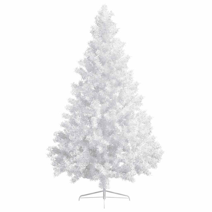 Jumătate brad Crăciun pre-iluminat cu set globuri, alb, 210 cm WALTI
