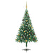 Brad de Crăciun pre-iluminat cu set globuri, 210 cm, 910 ramuri - WALTI WALTI