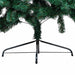 Jumătate brad Crăciun pre-iluminat cu set globuri verde 150 cm - WALTI WALTI