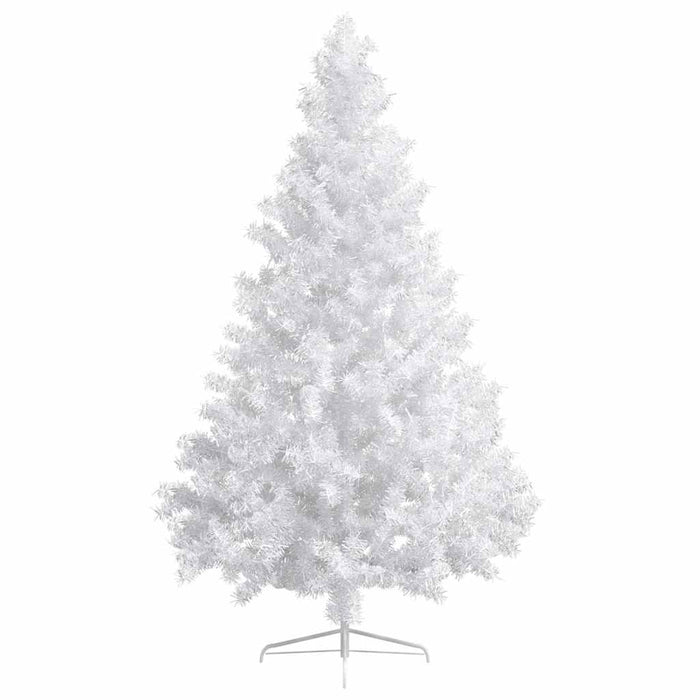 Jumătate brad Crăciun pre-iluminat cu set globuri, alb, 210 cm WALTI