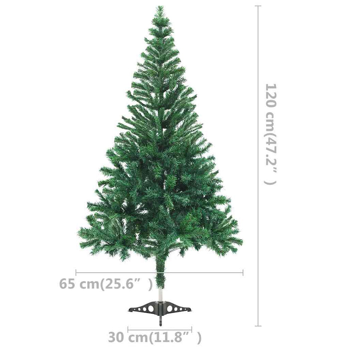 Brad de Crăciun pre-iluminat cu globuri, 120 cm, 230 ramuri - WALTI WALTI