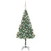 Brad Crăciun artificial pre-iluminat globuri/conuri pin 180 cm - WALTI WALTI