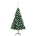 Brad Crăciun pre-iluminat cu set globuri, verde, 150 cm, PVC - WALTI WALTI
